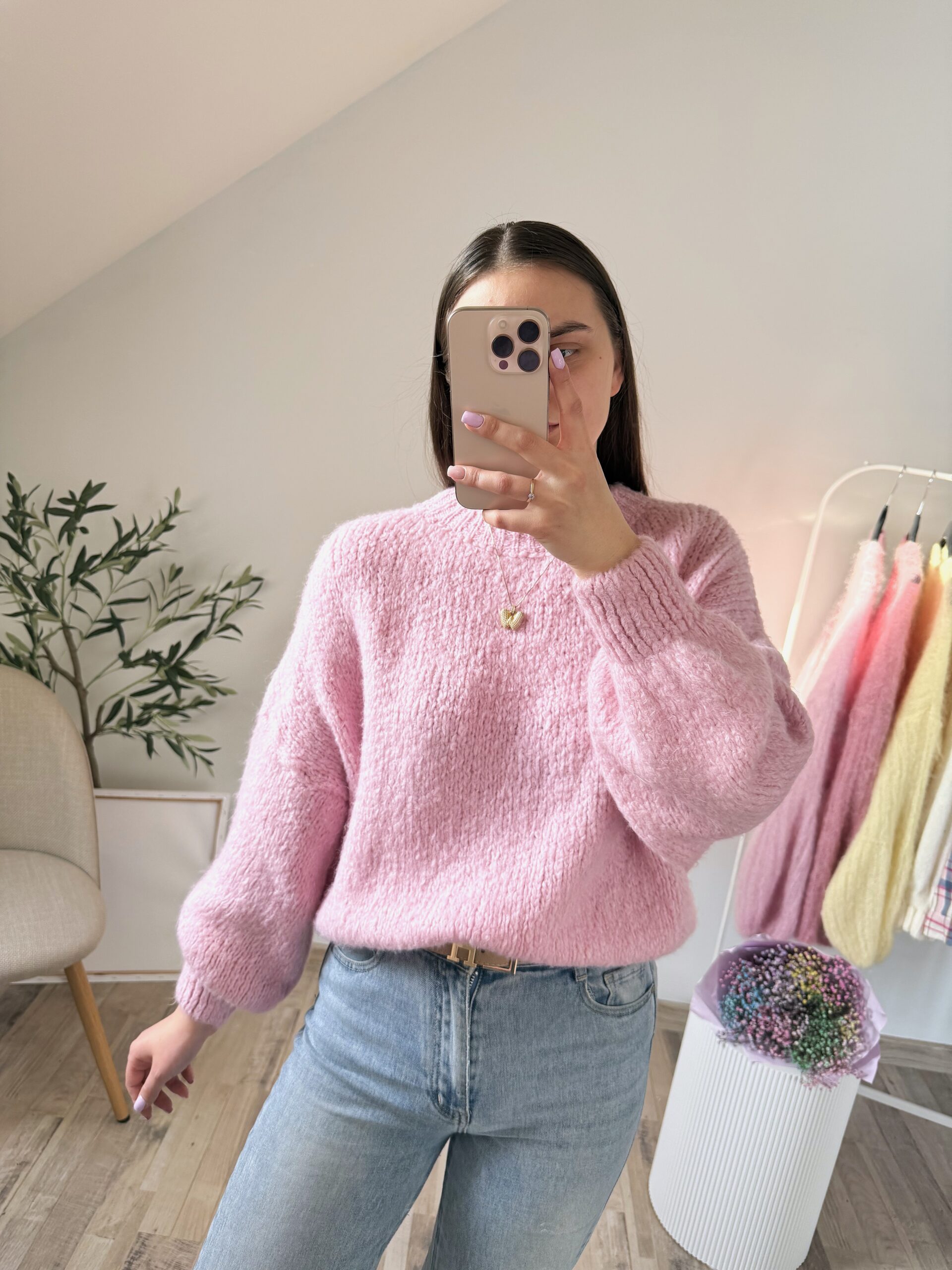 SWETER CHMURKA Z WEŁNĄ ♡ CUKIEREK - obrazek 3