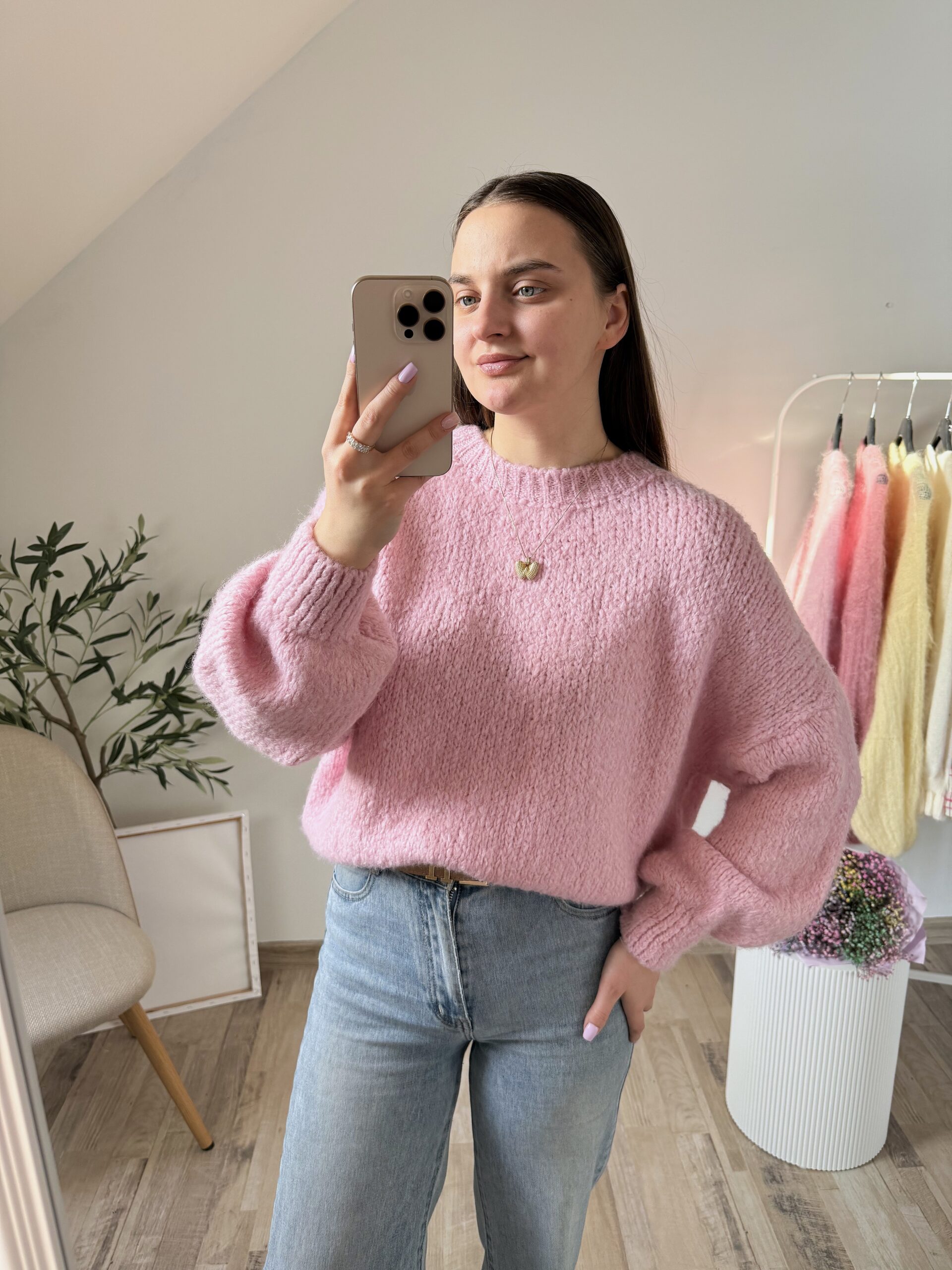 SWETER CHMURKA Z WEŁNĄ ♡ CUKIEREK - obrazek 4