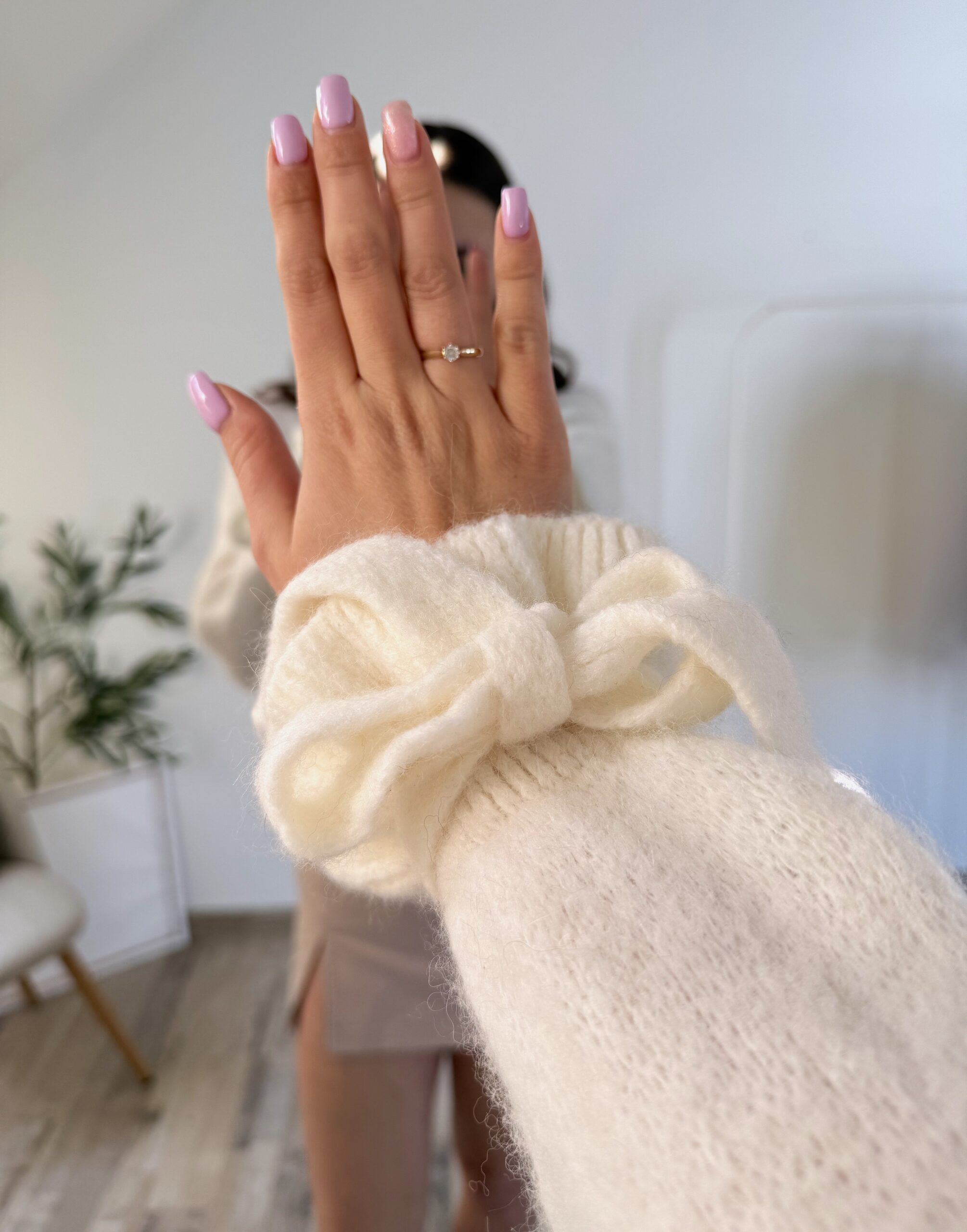 SWETER BABY ALPACA ♡ CANDY II ŚMIETANA - obrazek 5