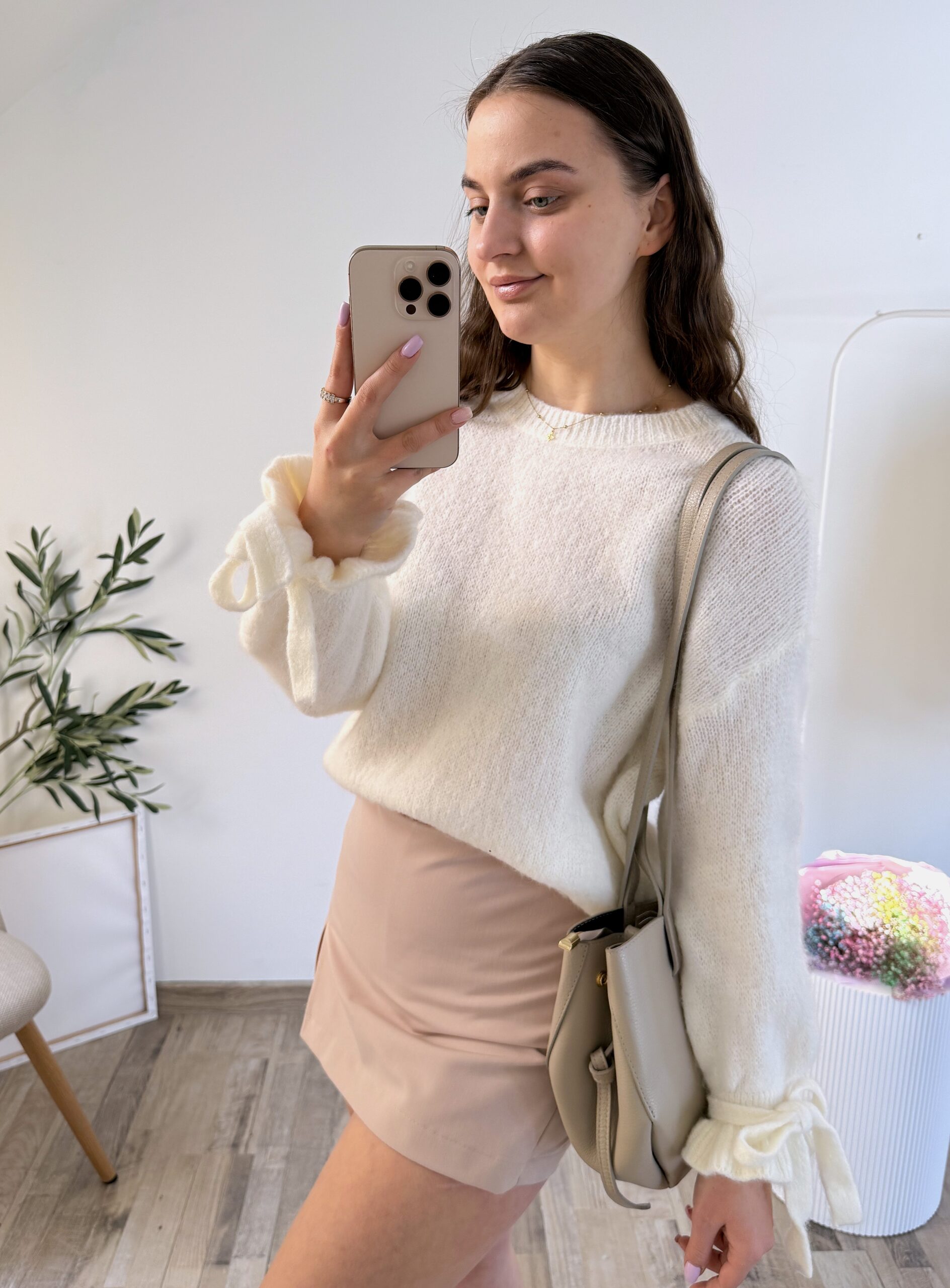 SWETER BABY ALPACA ♡ CANDY II ŚMIETANA - obrazek 2